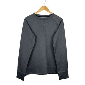 Fila men's Grey F3 Crew Neck Long Sleeve Activewear Sweat Shirt US L